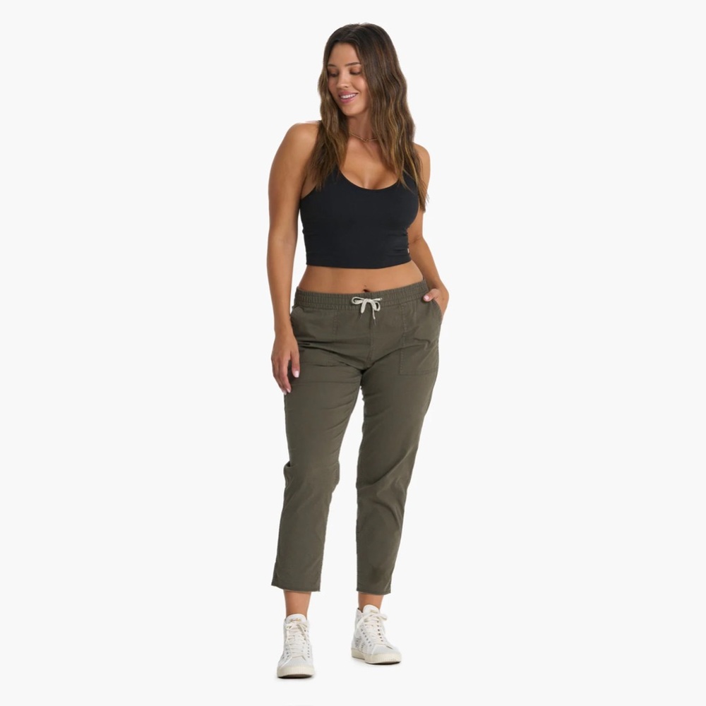 NWT Vuori Halo Performance Crop Black Heather S